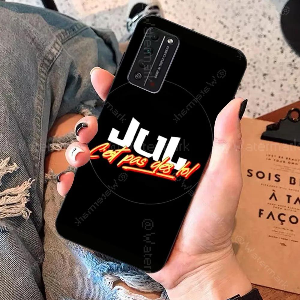 Rapper JuL C'est Pas Des Lol Phone Case For Huawei Honor 10 lite 9 20 7A 9X 30 50 60 70 pro plus Soft Silicone Cover