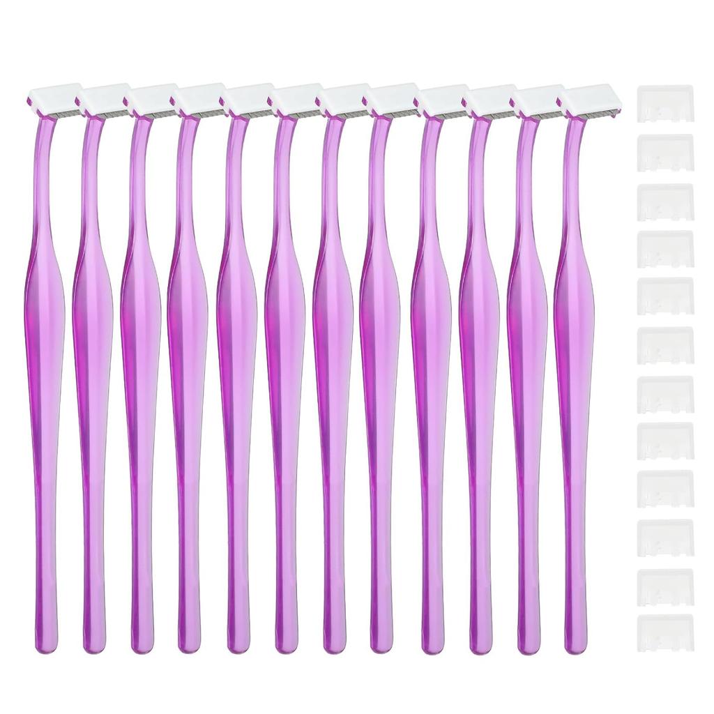 12 PCS Small Eyebrow Razors, Mini Face Shavers Facial Hair Removal Eye Brow Razors Microblades Eyebrow Shaper Beauty Tools Accessories for Women Men