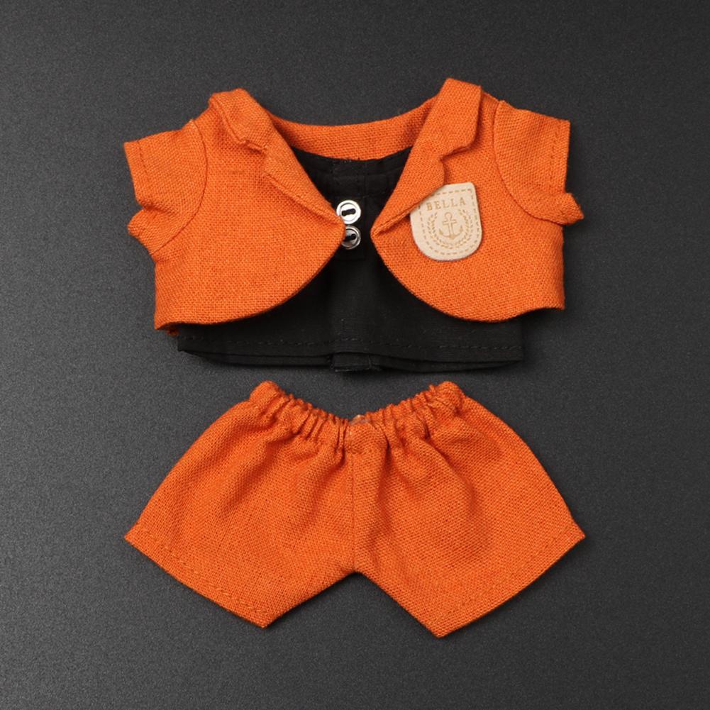Miniature Rogue-chic Suit Set for 17cm Labubu Dolls Cute DIY Doll Clothes Fashion Accessories Lovely Outfit Gifts for Girls Friends