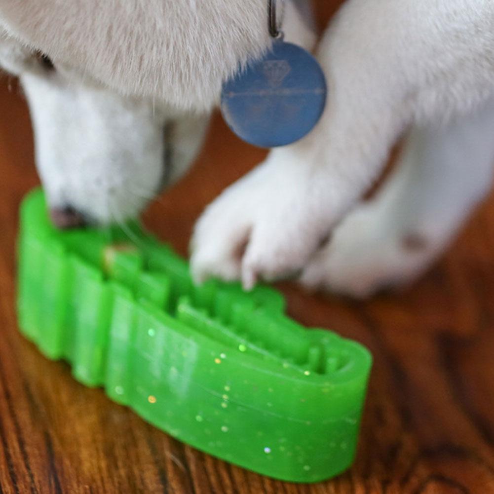 Slow-Feed Chew & Fetch Crocodile Dog Toy Cute Chew Toys Interactive Dog Puzzle Toy for All Breed Sizes Dog