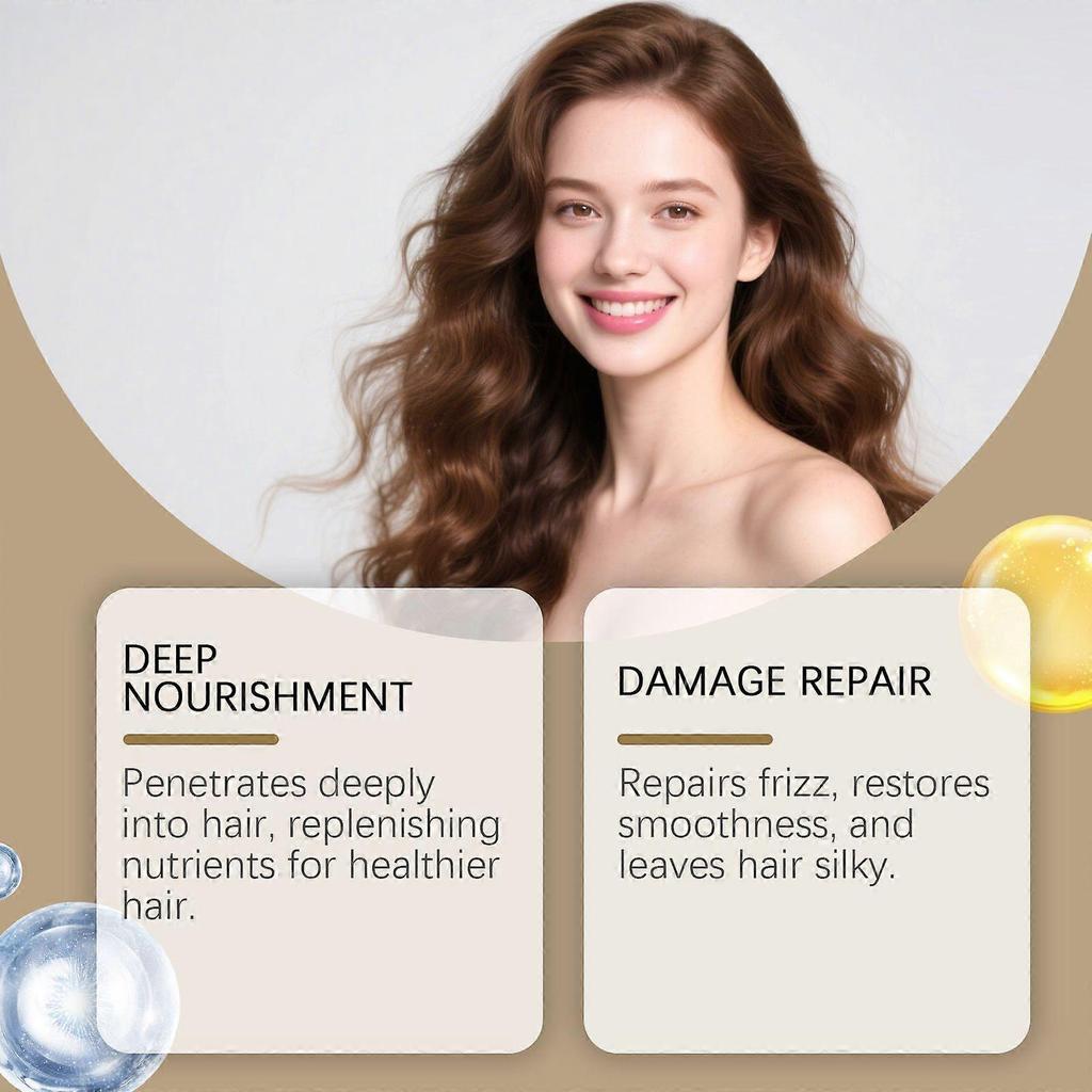 Hoegoa Nährender Weicher Haarspülung Nährender Feuchtigkeitsspendender Haarkonditionierer Für Feuchtes Und Glänzendes Haar Flauschiges Haar Conditioner