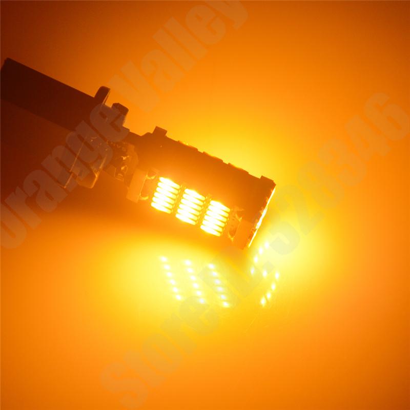2PCS Superior LED T15 W16W 45 SMD 4014 Car Auto Canbus Reversing Lamps Stop Light Back Up Lights Reverse Bulb Dome Lights 6