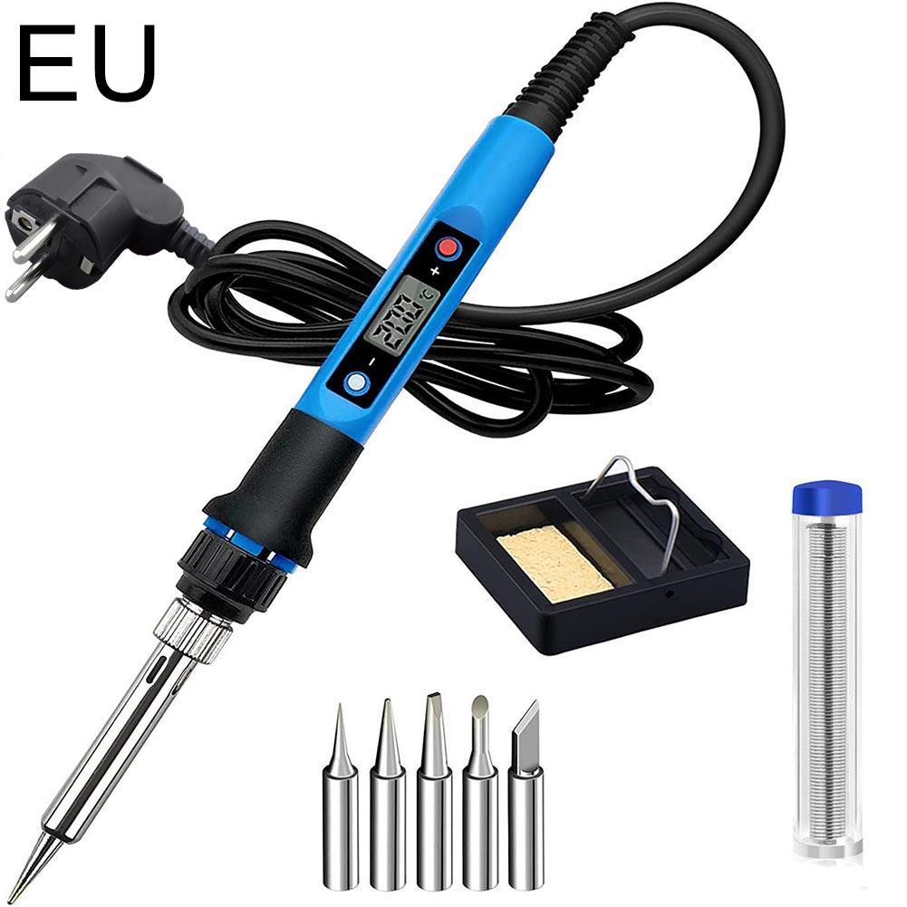 Adjustable Temperature Soldering Iron With Tips Kit 80W Digital Temperature Display With LED Display Quick Heating Soldering Kit