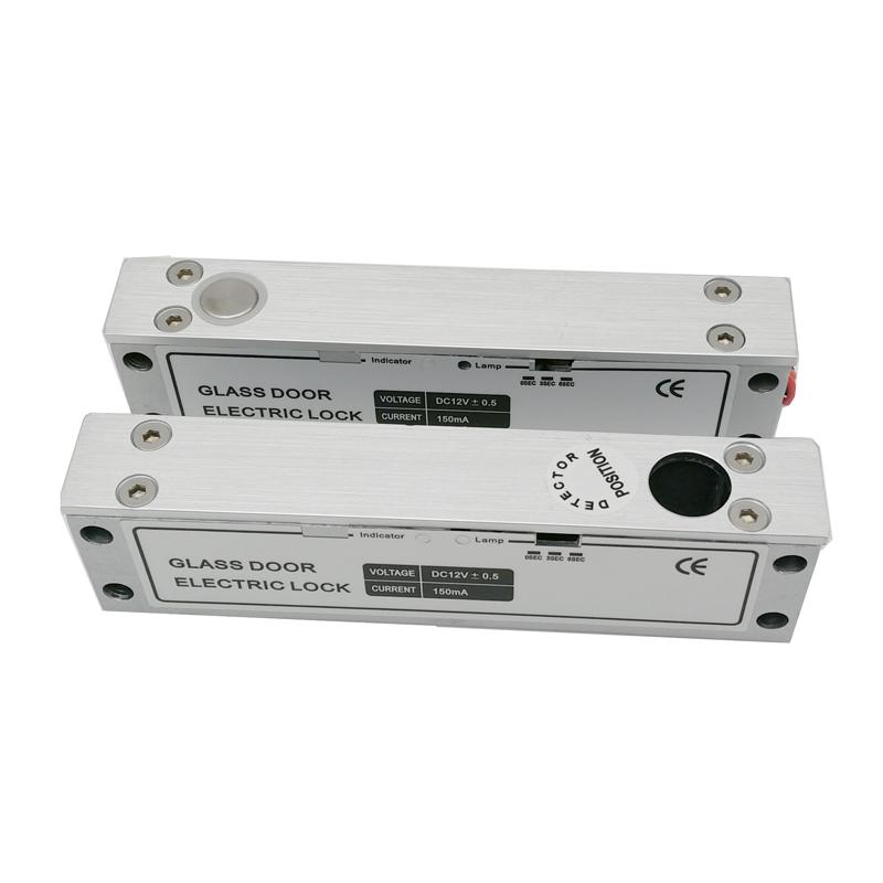 Durable Aluminum Alloy Anti-Theft Electric Bolt Lock with Easy Installation for Fully Frameless Glass Doors