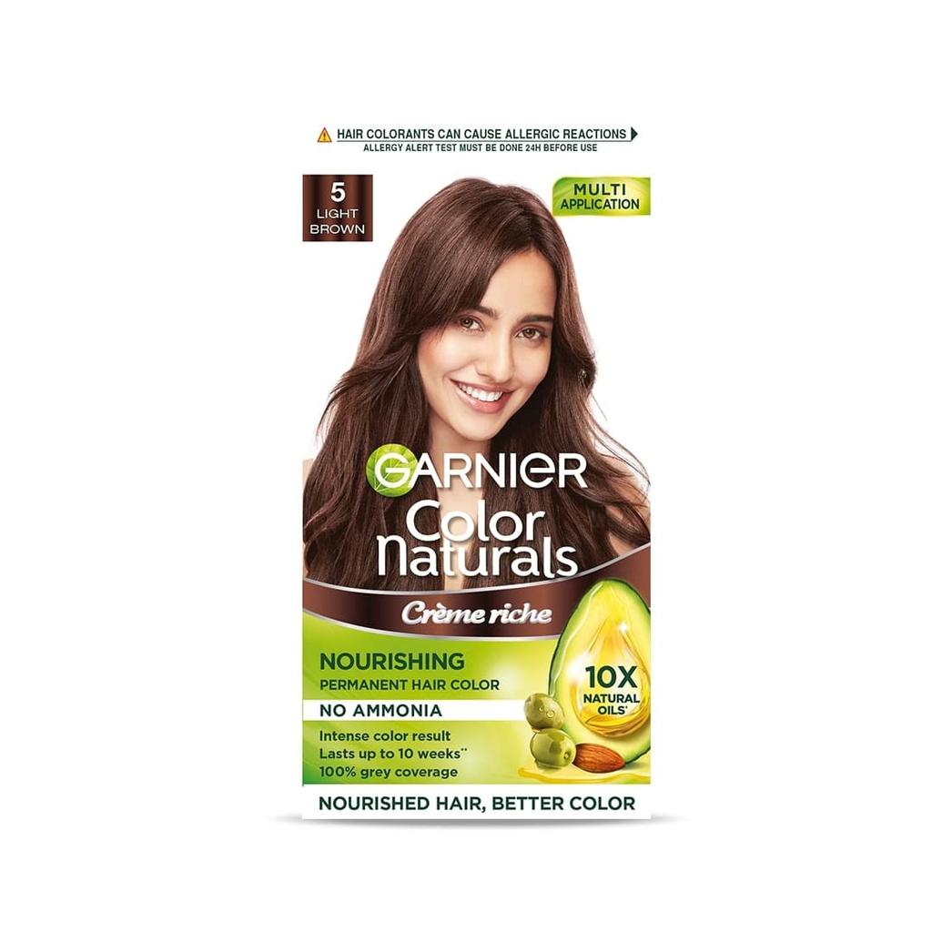 Garnier Hair Colouring Creme, Long-lasting Colour, Smoothness & Shine, Color Naturals, 70ml