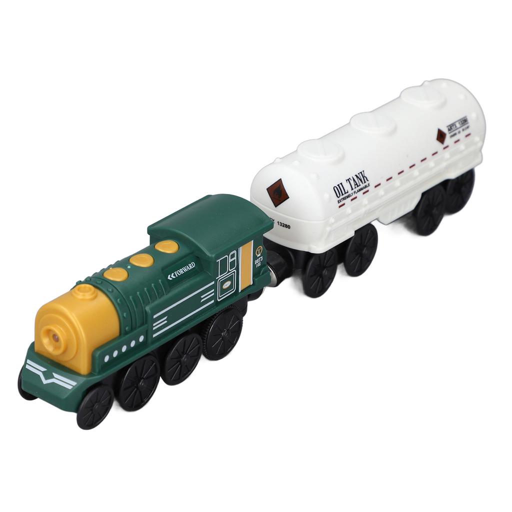 Battery Operated Action Locomotive Toy Vintage Magnetic Connection Powerful Engine Train Set for