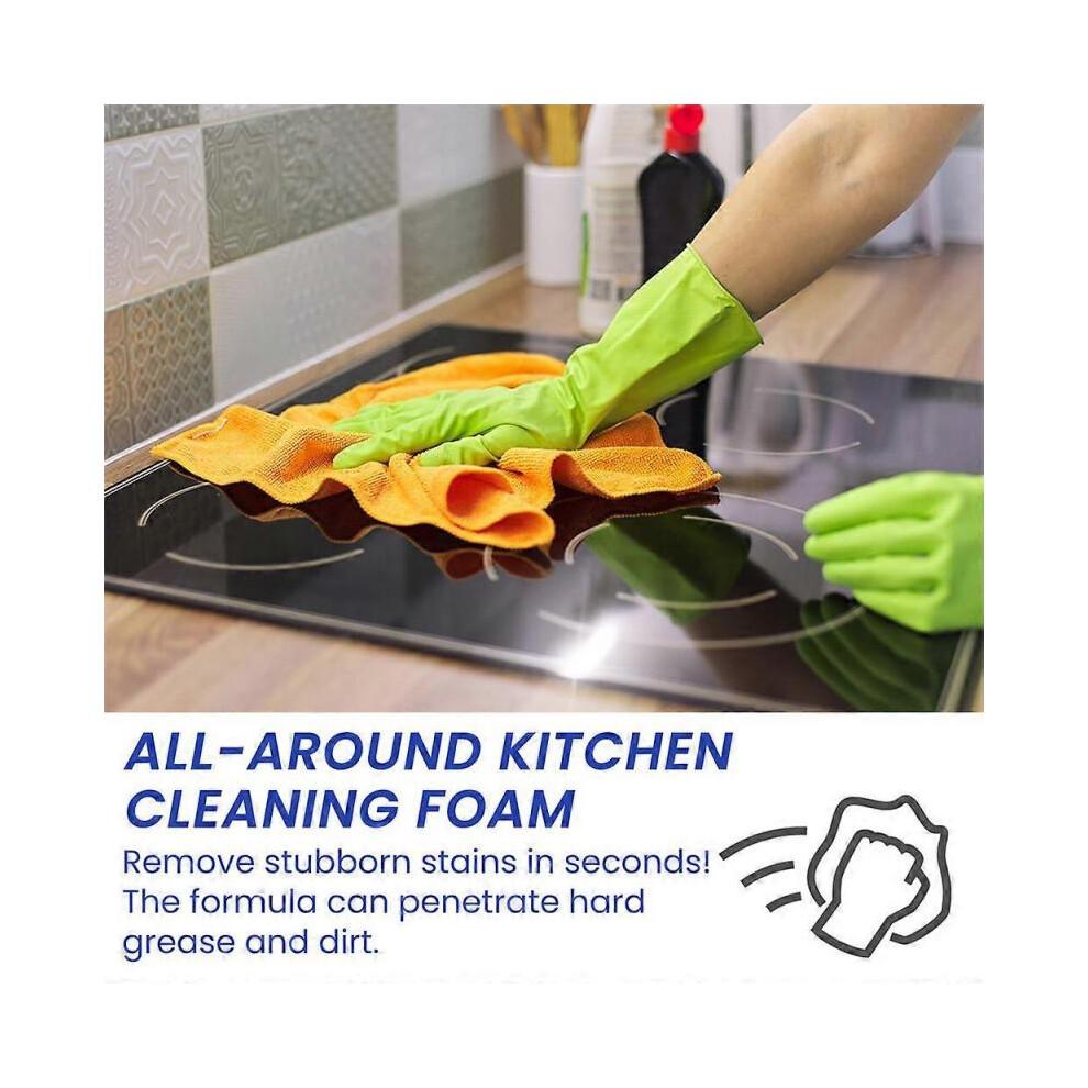 3pcs Multi-Purpose Cleaning Bubble Cleaner Spray Foam Kitchen Grease Dirt Removal Spray
