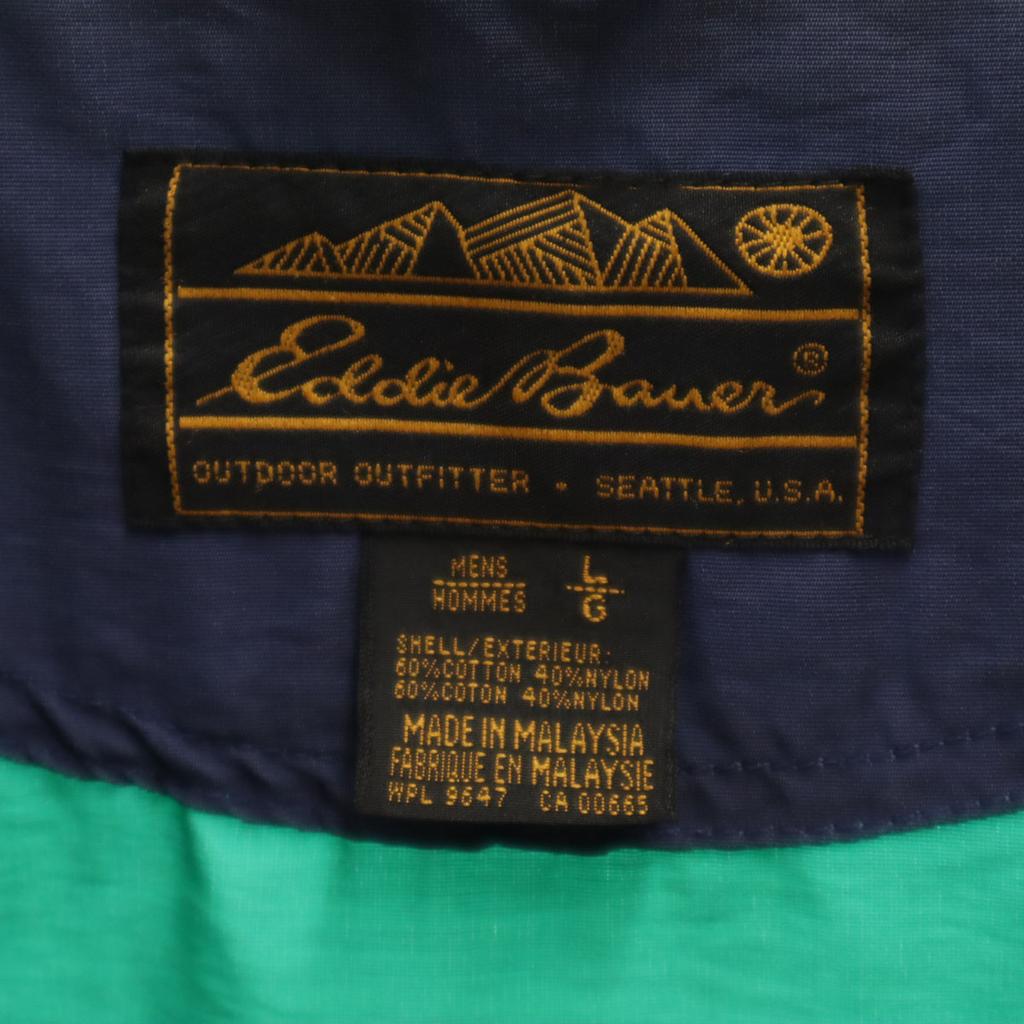 EDDIE BAUER 90s Old Jacket L Green Outdoors Men's Used