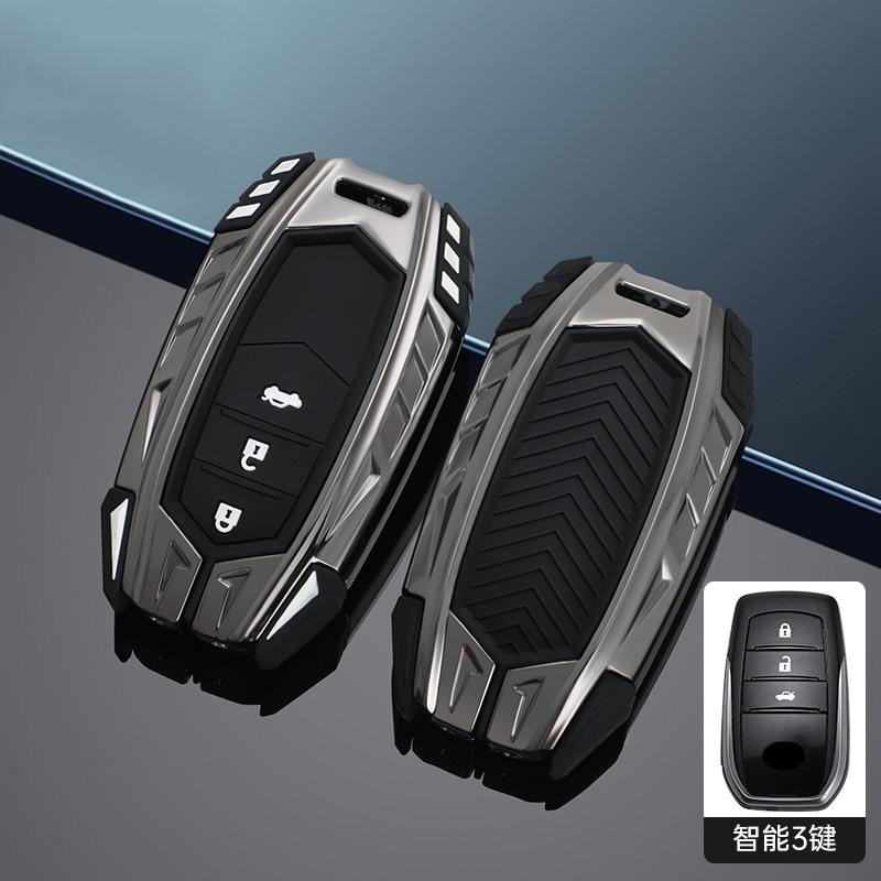 

Car Key Fob Cover Case Holder Shell for Toyota Rav4 2021 Hybryd Camry 70 2020 Prado Corolla Sedan 2019 Keychain Accessories