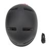 Bike Helmet with Rear Light for Adults Men Women Urban Bicycle Commuting Biking Cycling Black