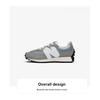 New New Balance NB 327 Anti Slip Wear Resistant Low Top Running Shoes Gray Blue Children Aged 3 7 Years Old PH327LAB