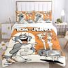 3pcs Happy Tom & Jerry Printed Bedding Set, Soft and Comfortable Quilt Cover for Bedroom, Guest Room (1 Duvet Cover + 2 Pillowcases, Pillow Core Not I
