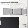 Trifold LED Mirror Self Haircut Makeup Mirror With Light Adjustable Height 3 Way Self Haircut Mirror Hd Glass 3 Way Mirror