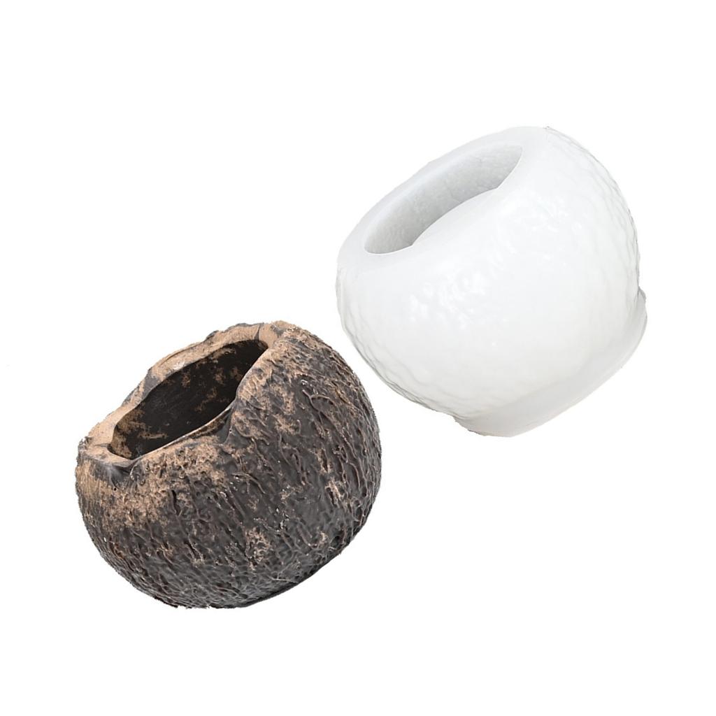 Coconut Shaped Chocolate Silicone Molds for Creative Baking Heat Resistant Nonstick Easy Releases Bakeware