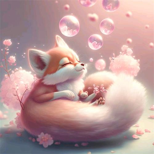 

Алмазная картина Полная вышивка Лиса Мультфильм Домашний декор Вышивка Мозаика Животное Цветок Вышивка крестом Кристалл Настенное искусство Full Round 20x20CM