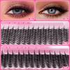 504 Clusters Of Single-Cluster False Eyelashes 8-16Mmdiy Segmented Natural Dense D-Curve Self-Grafting