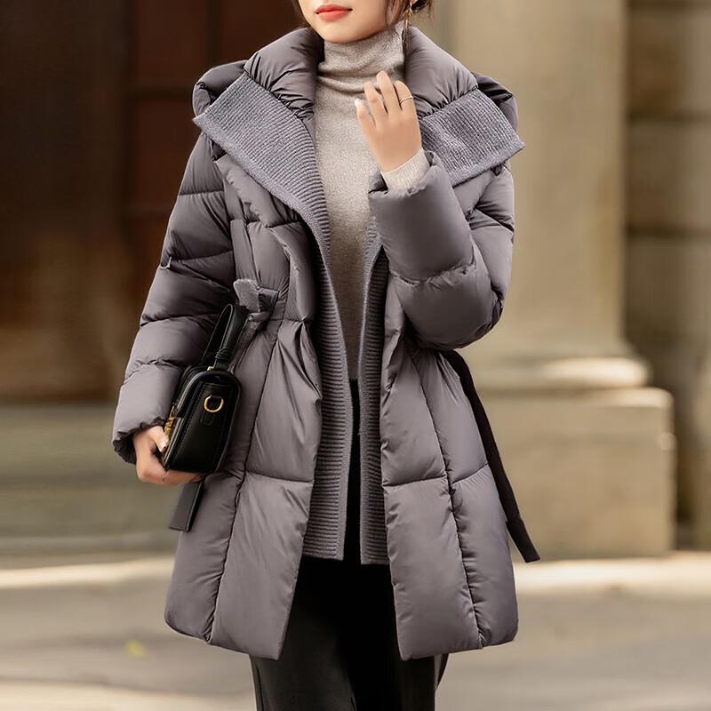 XUEXI Damen Wintermantel mit 90% Gänsedaunen