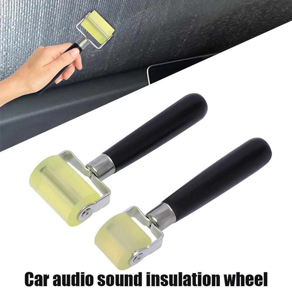 Car Stereo Soundproofing Cotton Roller Push Wheel Auto Tool Cars Isolator Noise Automobile Insulation Pressure Roller Acous M5L4