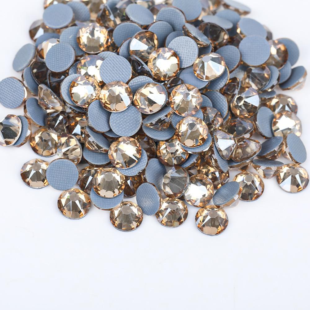 2088 16Cut Austrian Rhinestones Diamond Nail Art 3D DIY Mobile Phone Case ABS Hot-Fix Rubber Bottom Flats Glass Jewelry Shoes