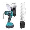 20V Cordless Grass Shears Handheld Grass Trimmer 2 In 1 Electric Grass Clippers & Power Hedge Trimmers Cordless for Gardening
