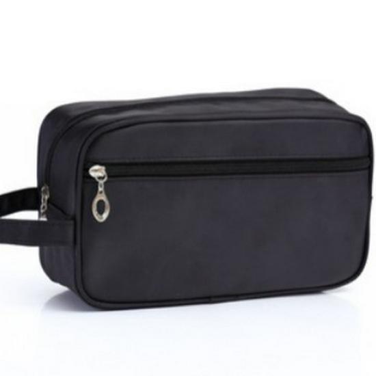 Trousse de toilette imperméable à double couche pour hommes et femmes - Organisateur de maquillage de voyage grande capacité