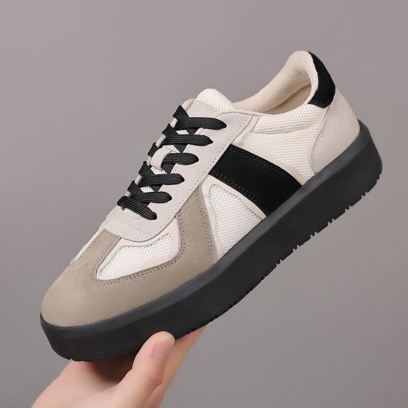 Thick Bottom Men Casual Shoes Breathable Mens Lace-Up Sneakers Luxury Brand Men's Vulcanize Footwear Outdoor Male Walking Shoes