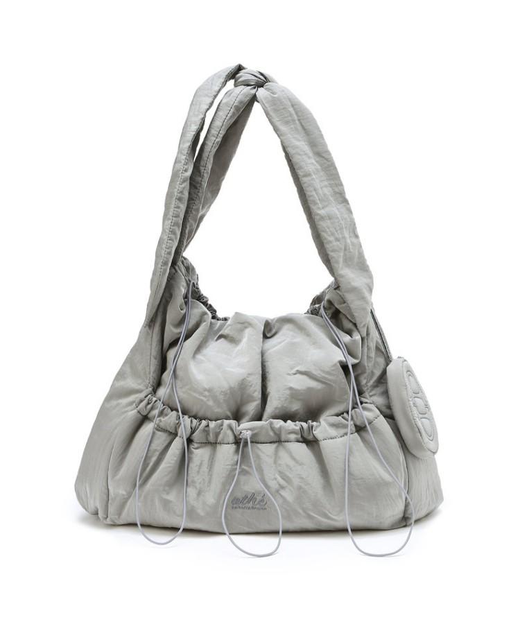 Athe Vanessabruno [Ruban] Grey Ribbon Knot Shoulder Bag Aaba5F905G2