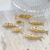 Geometrics Fish Alloy Pendant Jewelry Crafting Supplies for Handmade Necklace Bracelets Earring Accessories Creation