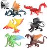 Children's Realistic Dinosaur & Mythical Dragon Phoenix Set