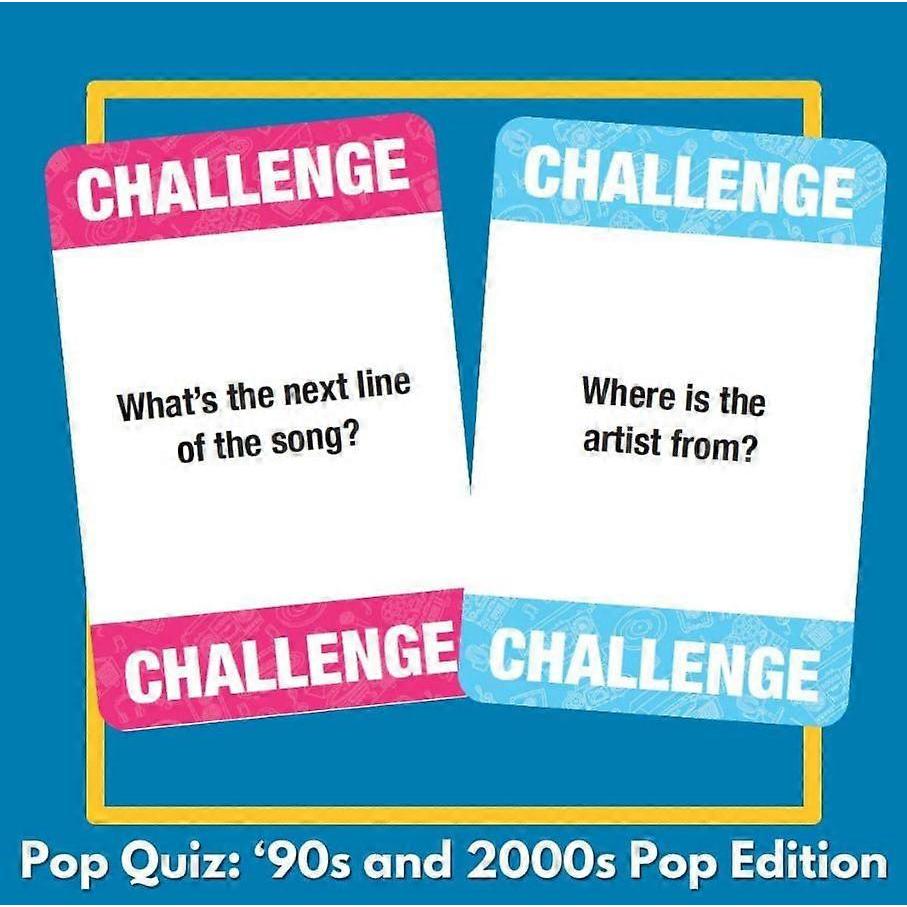 Pop Quiz Music Trivia Game - 90s & 2000s Edition, Lyrics & Pop Hits Quiz for Music Lovers