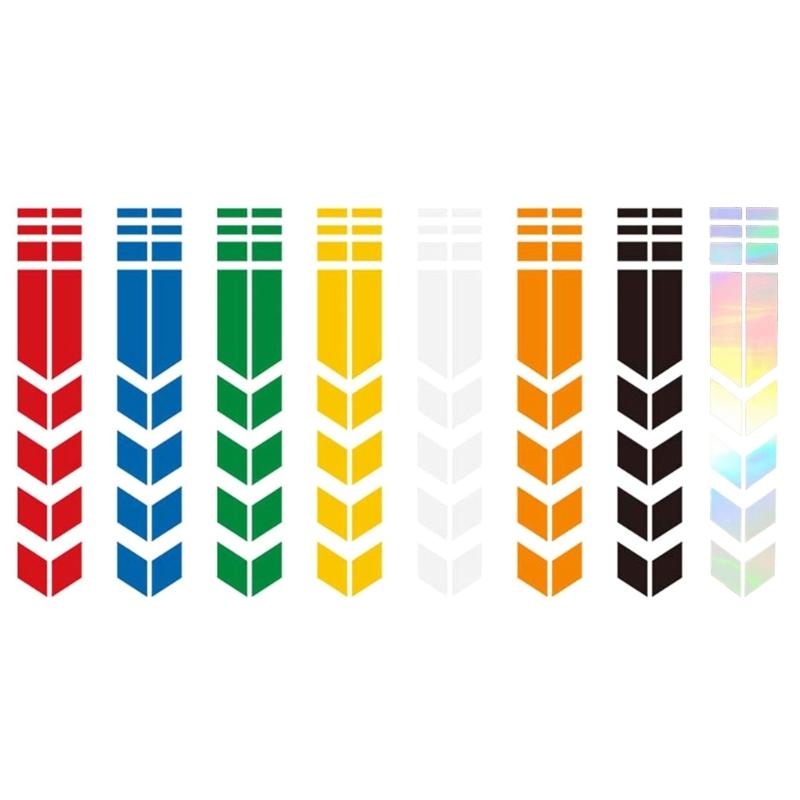 Scooter Mudguard Decals Graphics Motorcycle Mudguard Stripe Decoration Sticker Motorbike Accessories Reflective Tape