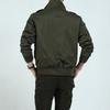 Jacket Men's Spring and Autumn Clothing Men's Casual Large Size Stand-Up Collar Military Jacket Pure Cotton Thin Jacket