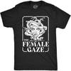 Ανδρικό T-Shirt The Female Gaze Αστείο Τετράγωνο Μέδουσας Ζωγραφιά για Αγόρια