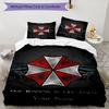 Umbrella Corp. Custom Name Text Print 1Pc Bedding Set Duvet Cover With Two Pillowcases Soft Bed Linen For Household Bedroom