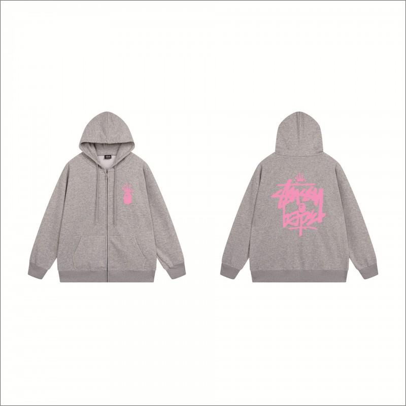 Stu Print Kapuzenpullover Langarm Herren Damen Winter Freizeit Übergroß Pullover