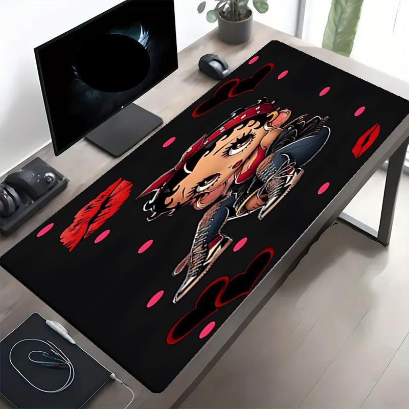 Sexy Doll Print Mouse Pad, Anti‑Slip Desktop Keyboard Mat, for PC Laptop Gaming Working Daily Use, Cool Festival Surprise Gift