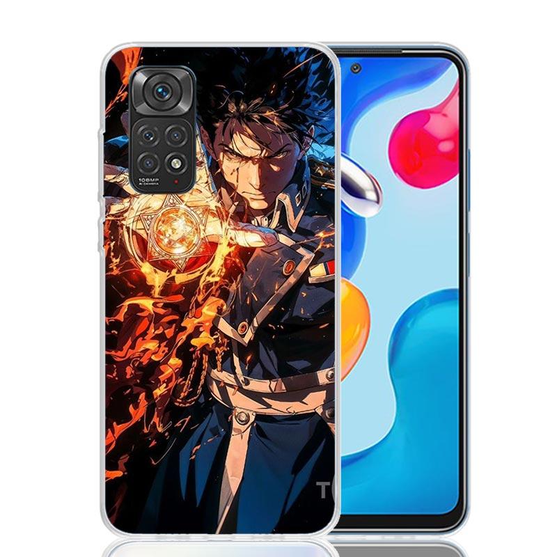 Anime F-ullmetal A-Alchemist Phone Case For Xiaomi Redmi Note 15 14 13 12S 12 Pro Plus 11S 11E 11 11T 10S 10 Art Soft Pattern Co