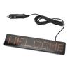 LED Matrix Panel Remote Control Programmable Scrolling LED Sign for Store Car Bar Hotel Z741Y Yellow