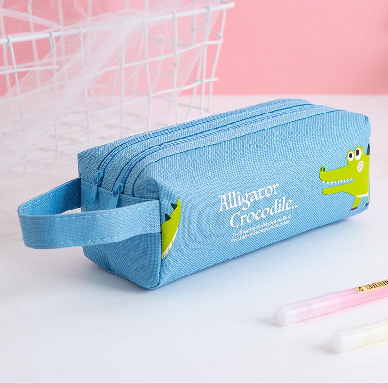 Large Capacity Cute Cartoon Pencil Case for Women - Custom Logo Printing Available