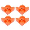 4Pcs Woodworking Box Clamps Squares 90 Degree Right Angle Adjustable Stainless Steel Corner Clamping Tool Orange
