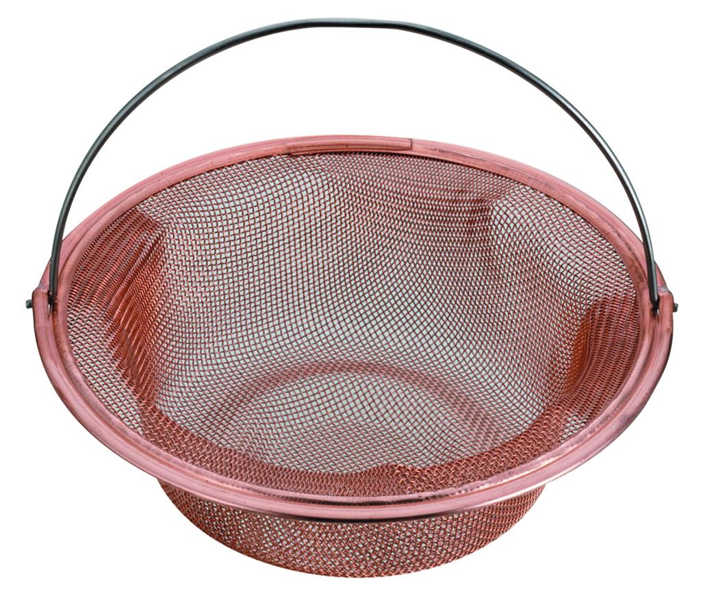 Pearl Metal HB-4179, 13cm Trash Net, Drain Plug, Pure Copper, Made In Japan, At Aqua