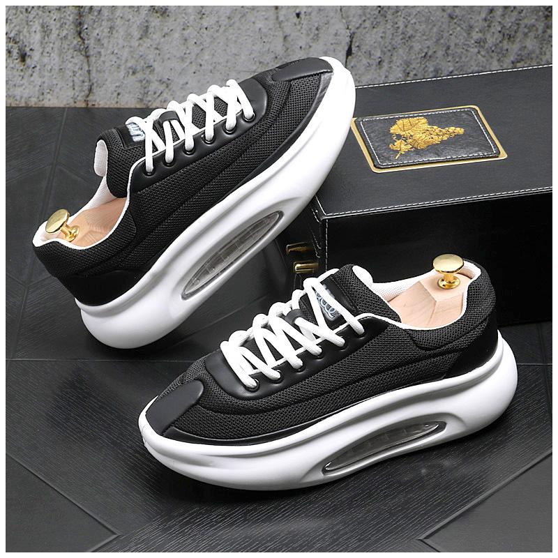 

Модные мужские кроссовки, дышащие белые красные парусиновые туфли для мужчин, повседневные спортивные дышащие мужские вулканизированные туфли, легкая сетчатая обувь 38 чёрный