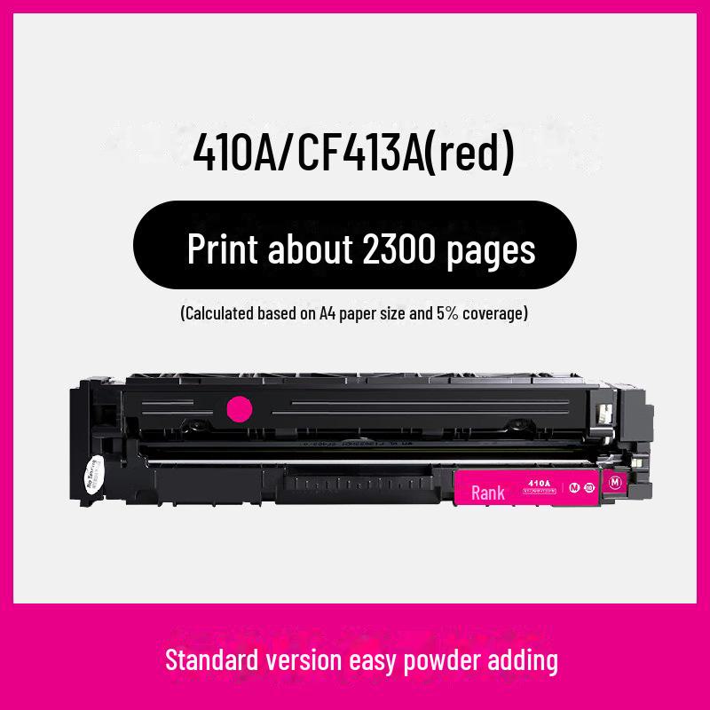 

Тонер-картридж Gezhige для HP: Сумісний з моделями M477fdw, CF410A, M452, M377DW та M452dw.