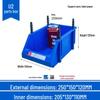 Angled Entry Heavy-Duty Plastic Storage and Organizer Box for Components and Hardware