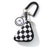 Geometric Pattern Keycase With Polyester Material For Daily Use And Street Style
