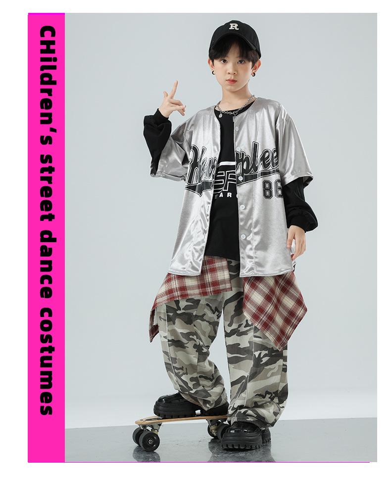 Abbigliamento Hip Hop alla Moda per Bambini: Street Dance, Jazz, Abbigliamento da Performance Cool per Ragazzi e Ragazze