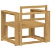 Outdoor Sofa Set Solid Wood Acacia White