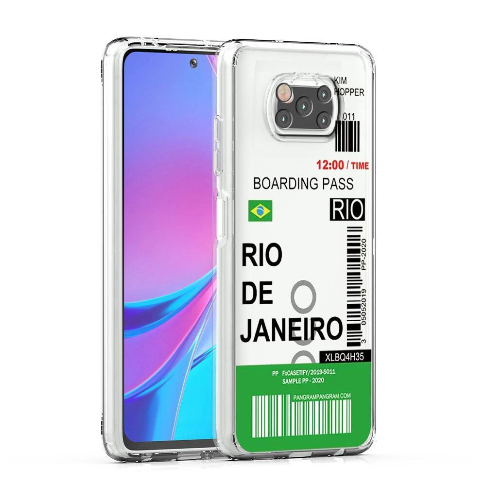 Phone Case For Xiaomi Poco X6 X5 NFC X3 F6 F5 Pro F4 F3 M3 14 13T 12T 12 13 Lite 11 5G Cover World City Travel Ticket New York