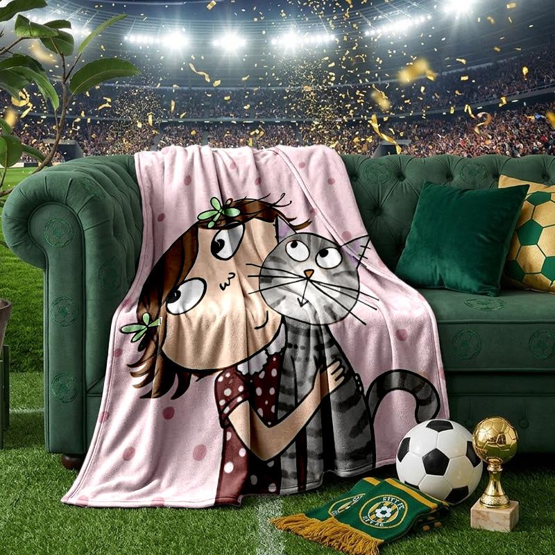 Lola Adventure Throws Blanket Flannel Blankets Plush for Couch Bed Gifts for Men Women Travel Picnic Blanket Christmas Fan Gifts