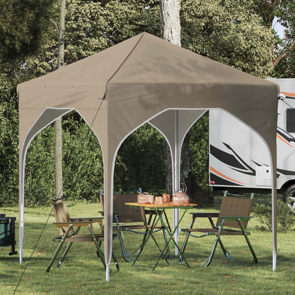 Pop Up Party Tent 194 X 194 X 245 Cm Cream